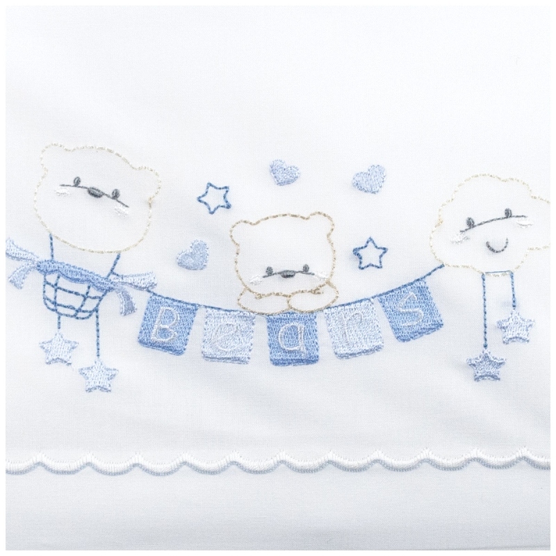 Cradle and pram sheet set – Bears...
