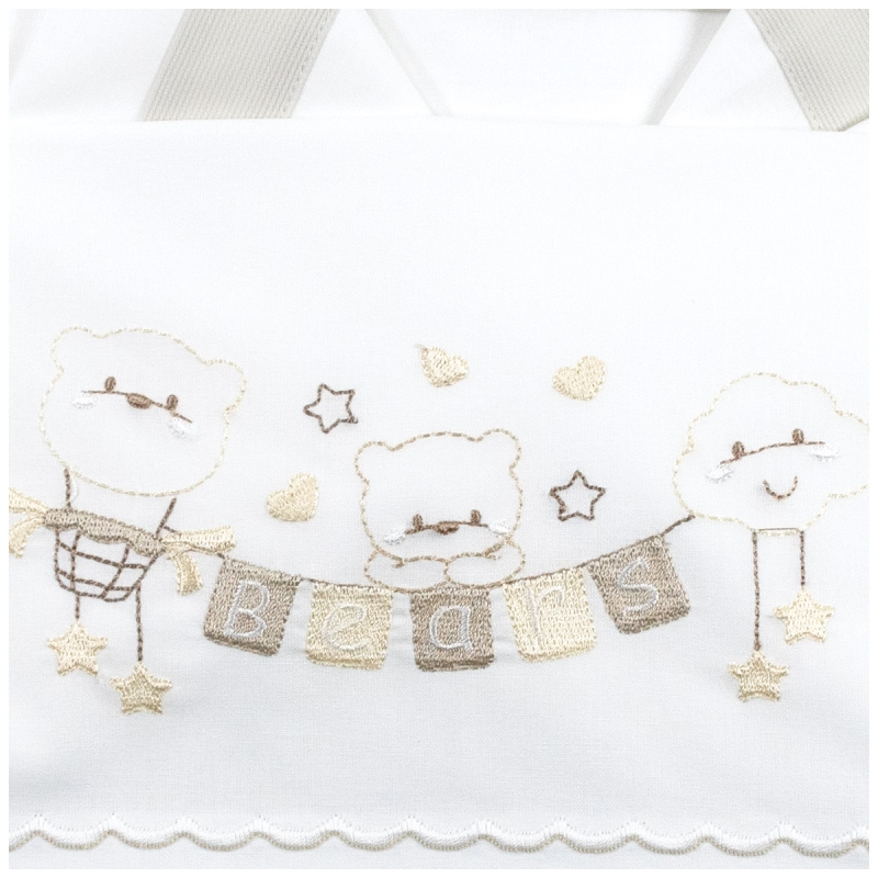 Cradle and pram sheet set – Bears...