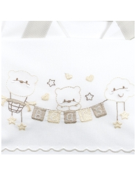 Set lenzuola per culletta e carrozzina - Bears LC03362 - La Fatina