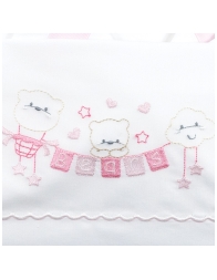 Set lenzuola per culletta e carrozzina - Bears LC03362 - La Fatina