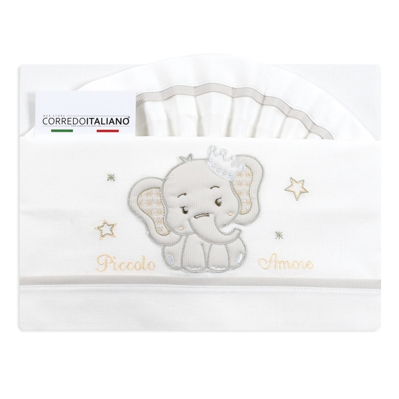 Cot bed sheet set cotton - Dolci...