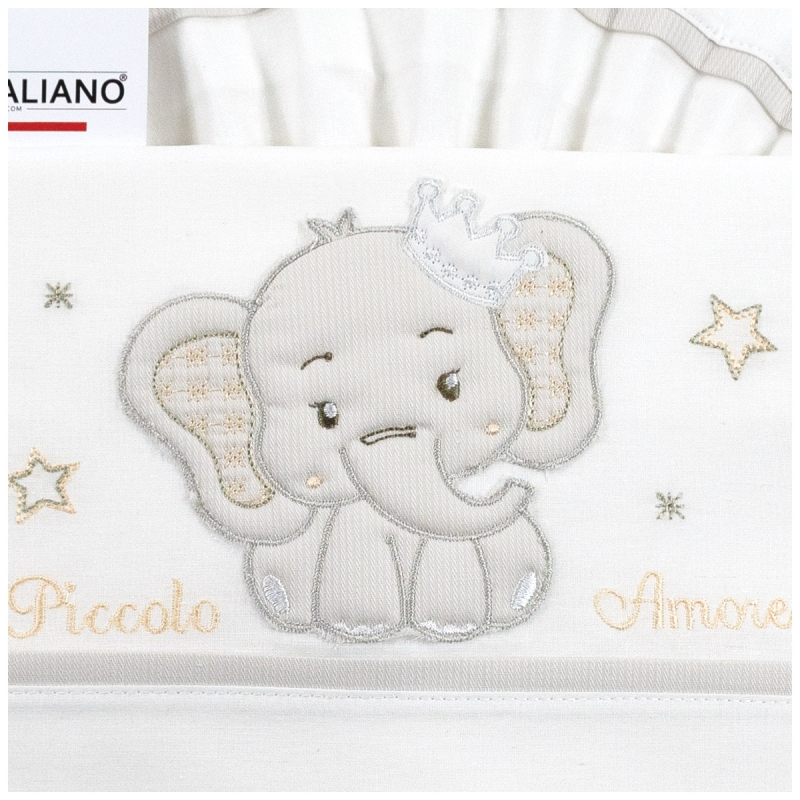 Cot bed sheet set cotton - Dolci...