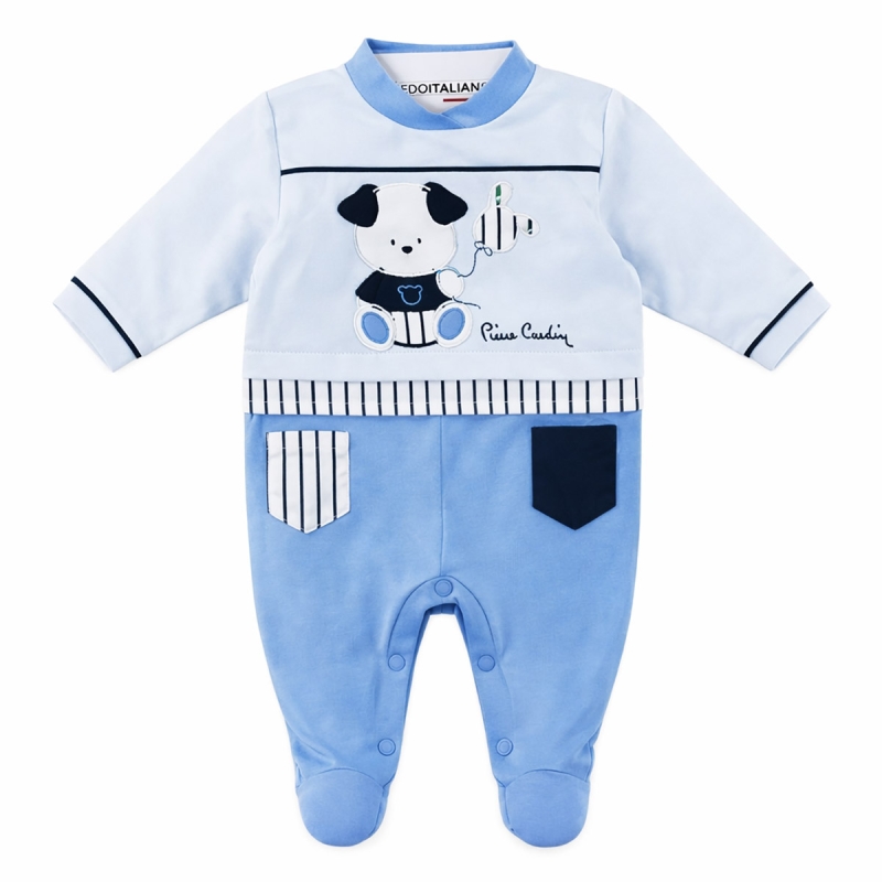 Tutina in cotone con cucciolo Pierre Cardin PCT562