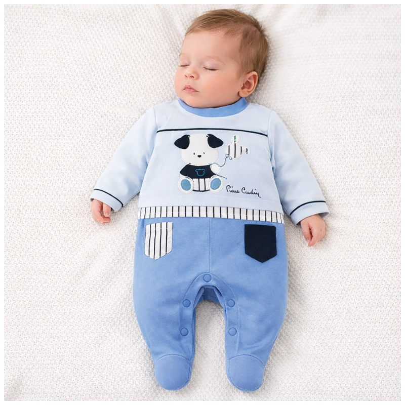 Baby onesie cotton with bear Pierre...