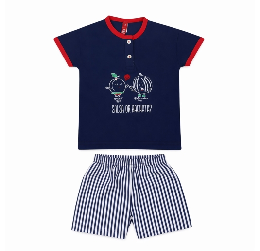 Boy short pajamas cotton - 2407BL - Bip Kids 2
