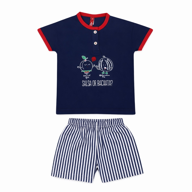 Pigiama bambino corto in fresco...