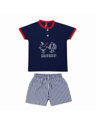 Pigiama bambino corto in fresco cotone - 2407BL - Bip Kids
