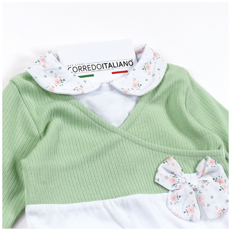 Tutina per neonata in fresco cotone -...