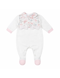 Baby girl cotton jersey romper Le Chicche TU7010