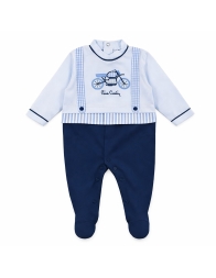 Tutina neonato in fresco cotone - PCT561AZ - Pierre Cardin