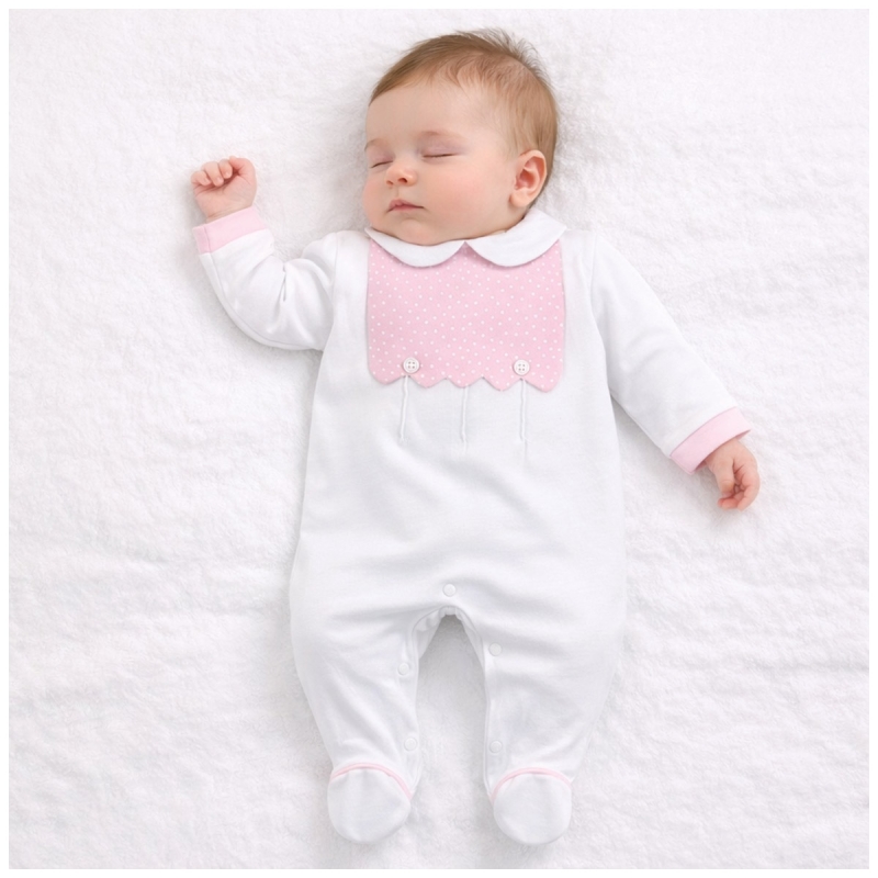 Tutina neonata in cotone elegante Nazareno Gabrielli per primi mesi