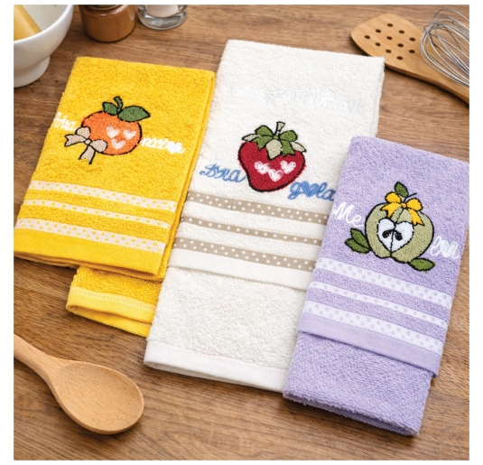 Set 3 cloths cotton - Meridiana Due - Vingi