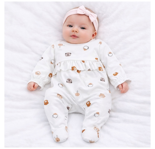 Tutina neonata in jersey di Bamboo Coccode' C60039 2