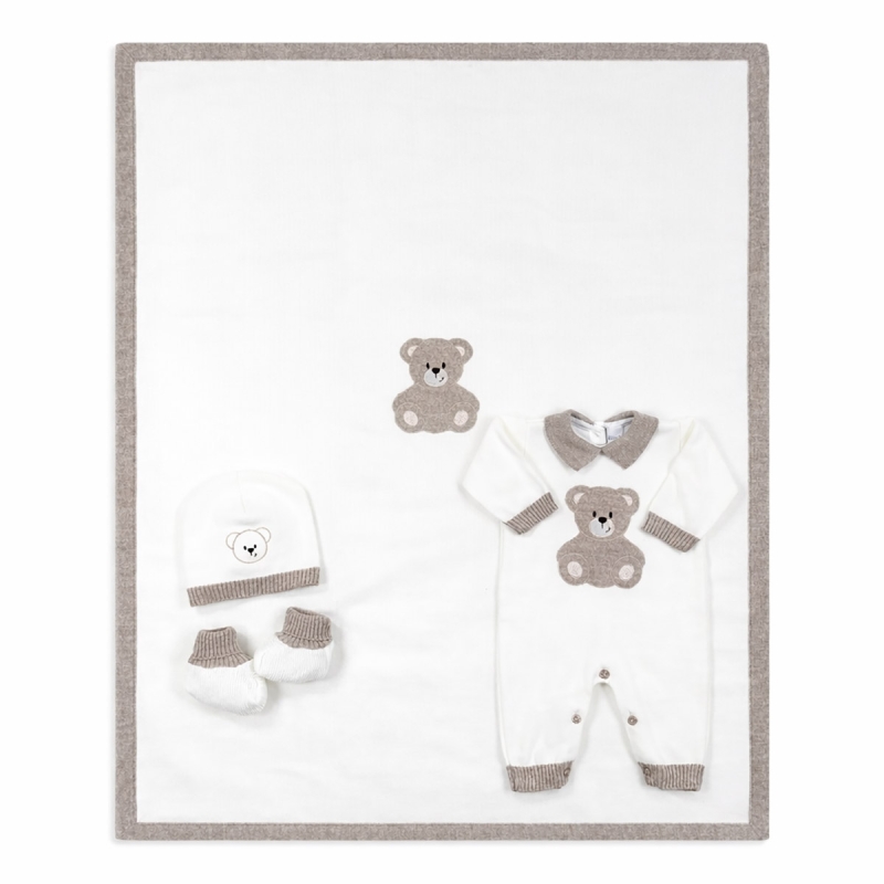 Newborn First Outing Wool Blend Layette Set Klaiadi KLDK126KC