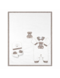 Set corredino prima uscita neonato misto lana Klaiadi KLDK126KC