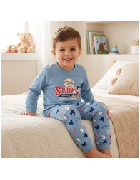 Pigiamino bimbo in caldo cotone interlock - Topolino - Disney HY03116B