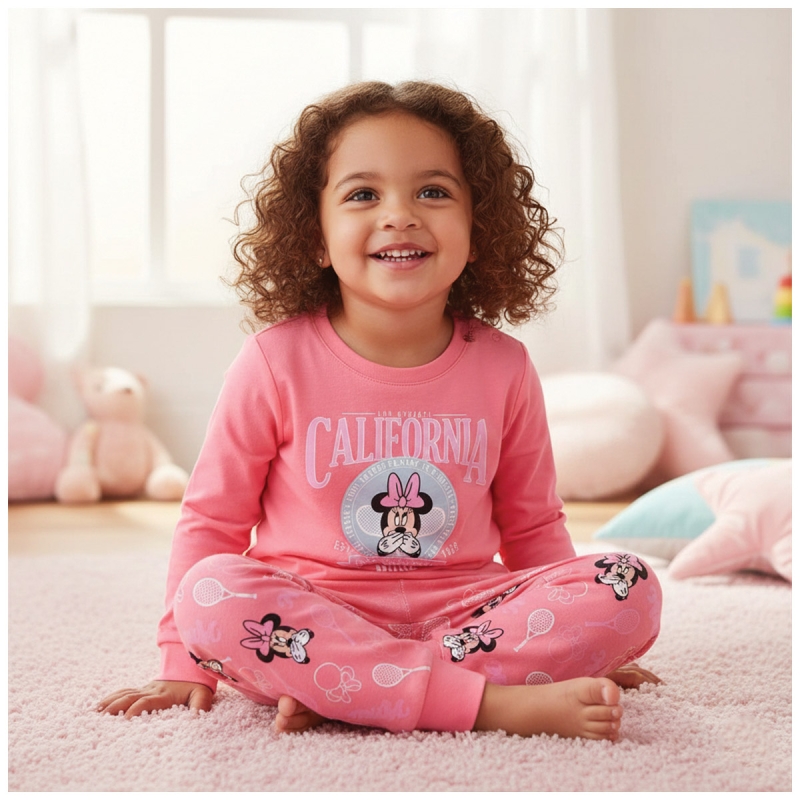 Pigiamino bimba in caldo cotone interlock - Minnie - Disney HY03115B