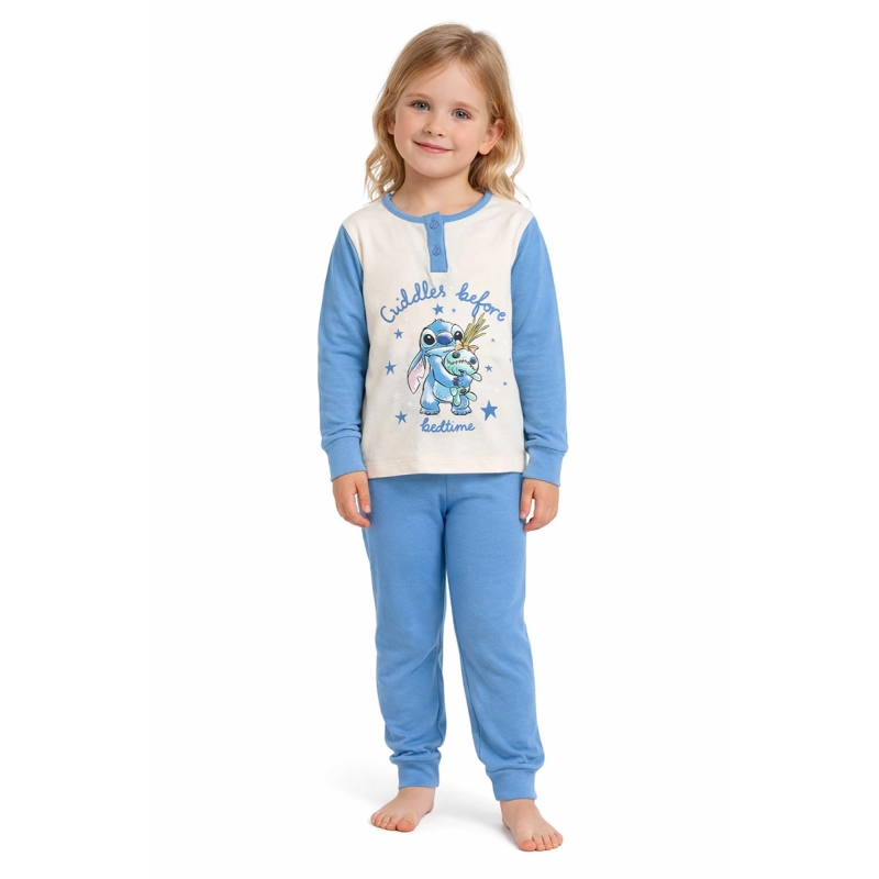 Pigiama in caldo cotone interlock - Lilo & Stitch - Disney HY20109B