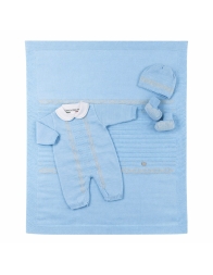 Newborn Layette Set in Tricot Knit by Stella EB70A25