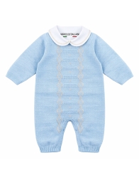 Set corredino nascita neonato in filo tricot - EB70A25 - Stella