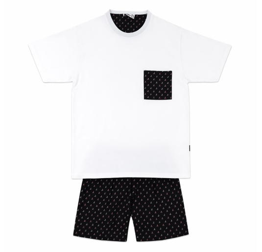 Round Neck short cotton pajamas Bip Bip 3118 2