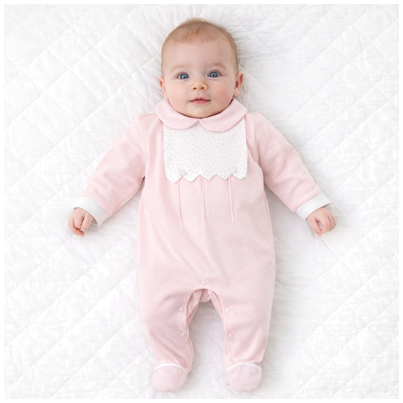 Baby girl cotton romper Nazareno Gabrielli