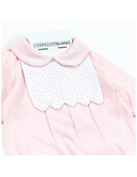 Tutina neonato cotone raffinata Nazareno Gabrielli vista frontale