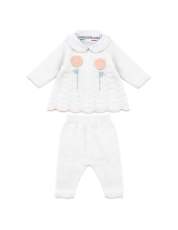 Vestitino neonata in filo tricot - EK40A26 - Stella