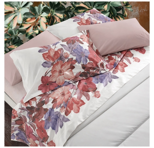 Percale Cotton Double Bed Sheet Set – Divine – Gabel
