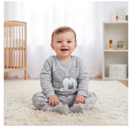 Pigiama bimbo caldo cotone - Topolino WD900032 - Disney