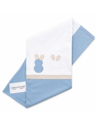 Cotton Blanket for Cradlke Pram with Bunny Motif