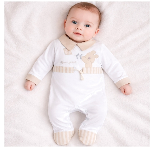 Baby Boy Onesie cotton - NG361013BG - Nazareno Gabrielli 2