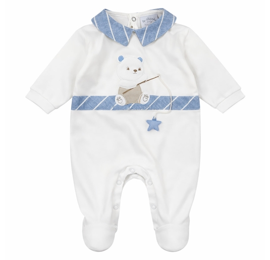 Tutina neonato in cotone jersey Le Chicche TU7150