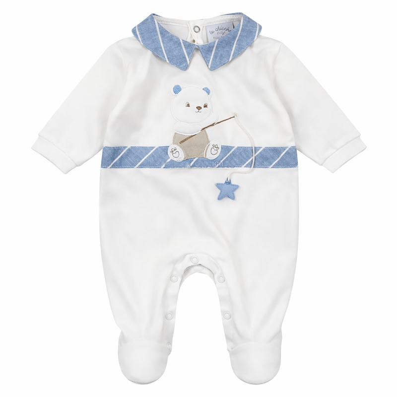 Tutina neonato in cotone jersey Le Chicche TU7150