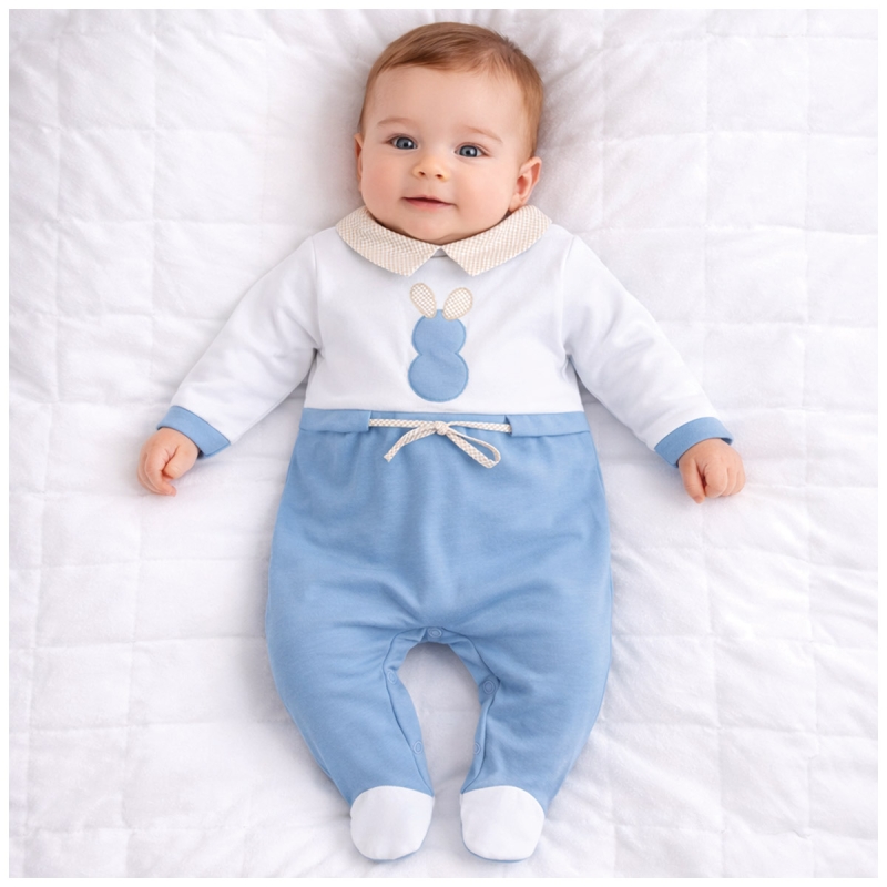 Elegant cotton baby sleepsuit soft newborn outfit