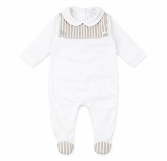 Tutina in cotone jersey con colletto - Coccode' C57004
