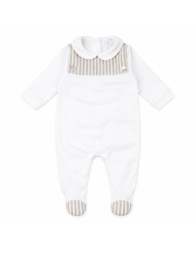 Cotton jersey onesie with collar - C57004 - Coccode Firenze
