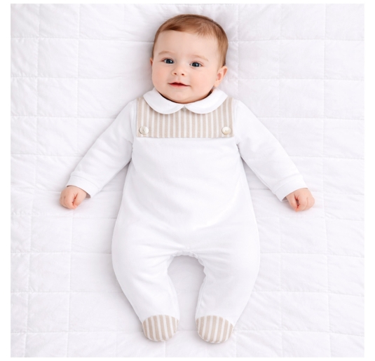 Tutina in cotone jersey con colletto - Coccode' C57004 2