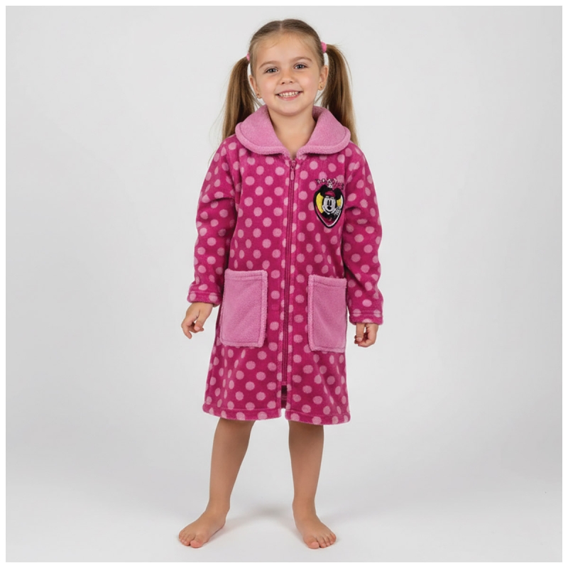 Vestaglia bambina in pile - Minnie HY2047B - Disney