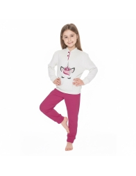 Pigiama bambina invernale punto milano - M2015 - Martellina