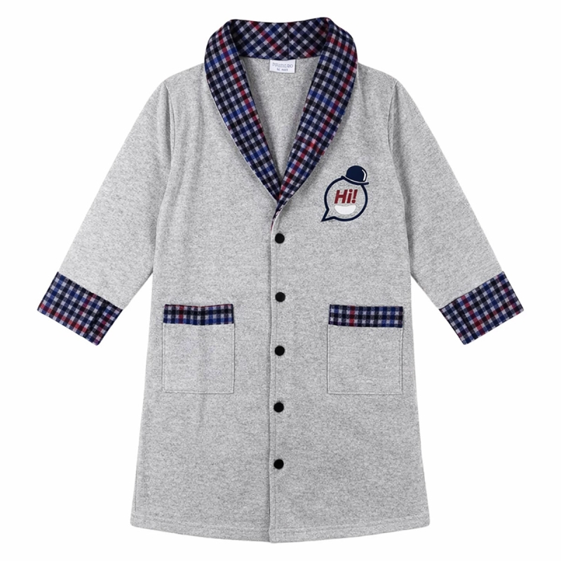 Winter dressing gown for boys - I14251GR - Primero