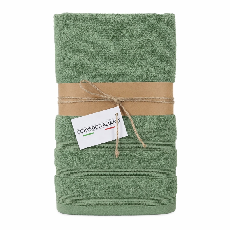 Soffio - set Asciugamani Corredo Italiano® - Verde
