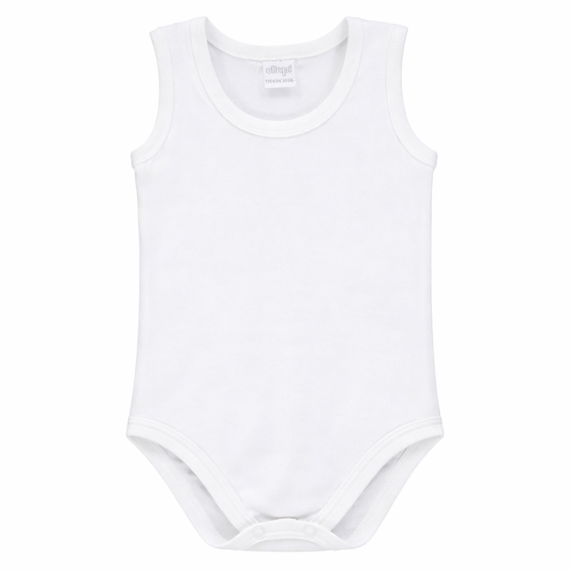 Body wide shoulder pure white cotton - Ellepi