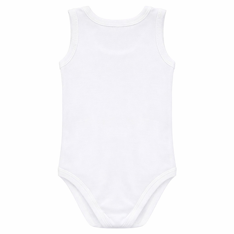 Body wide shoulder pure white cotton