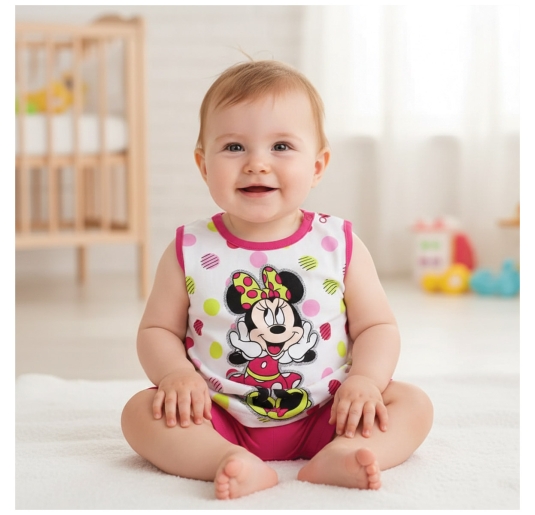 Pigiamino completino corto Minnie - Disney