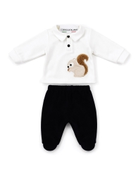 Velour Outfit with Squirrels – Teneri & Belli TS405