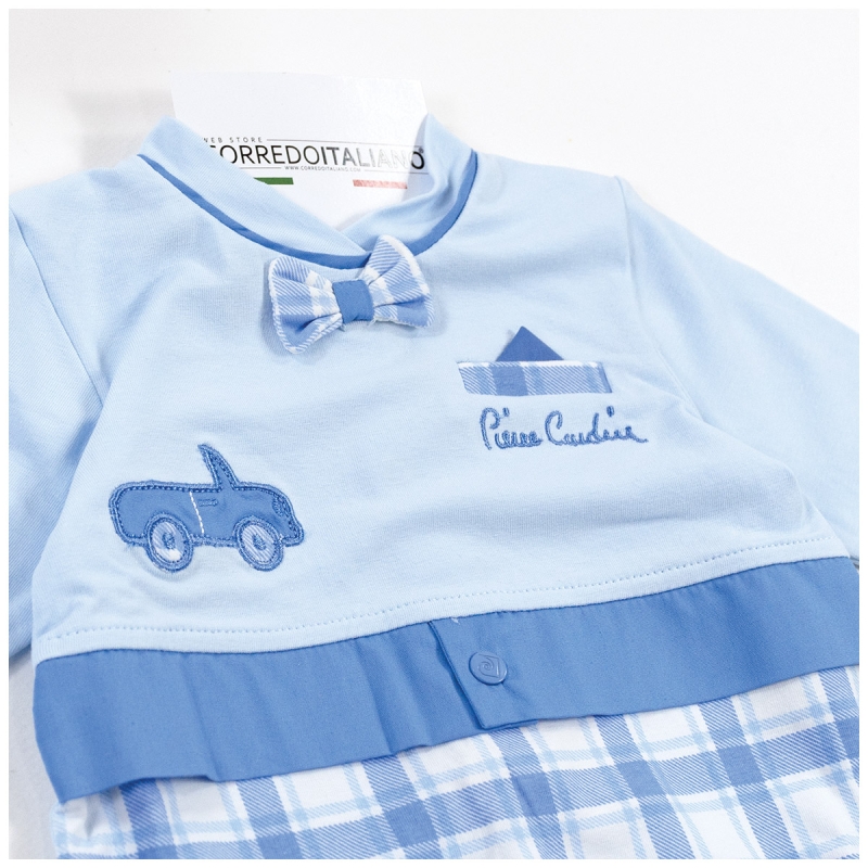 Tutina in cotone con papillon -...