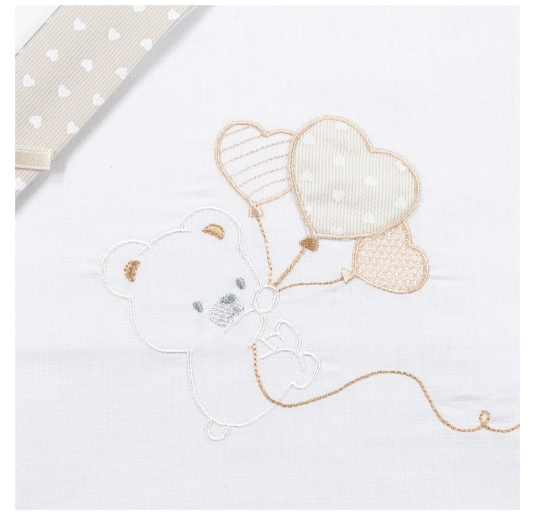 Cot and crib sheet set – Teddy Bear LL14284 – Mio Piccolo 2