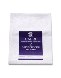 Capri - 2-pack Internal pillowcases damask zip closure