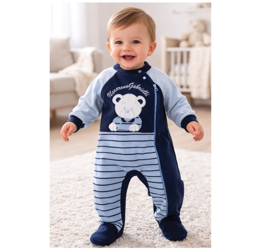 Baby boy pajamas winter cotton - NG226042 - Nazareno Gabrielli